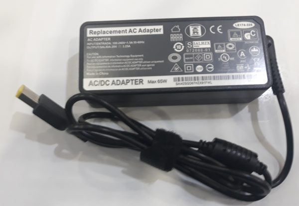 Chargeur Laptop Lenovo 20V 3.25A 65W (USB) (High Copy)