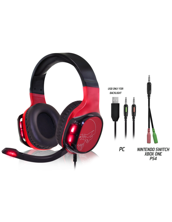 Casque Spirit Of Gamer Elite H60 Rouge – Image 3