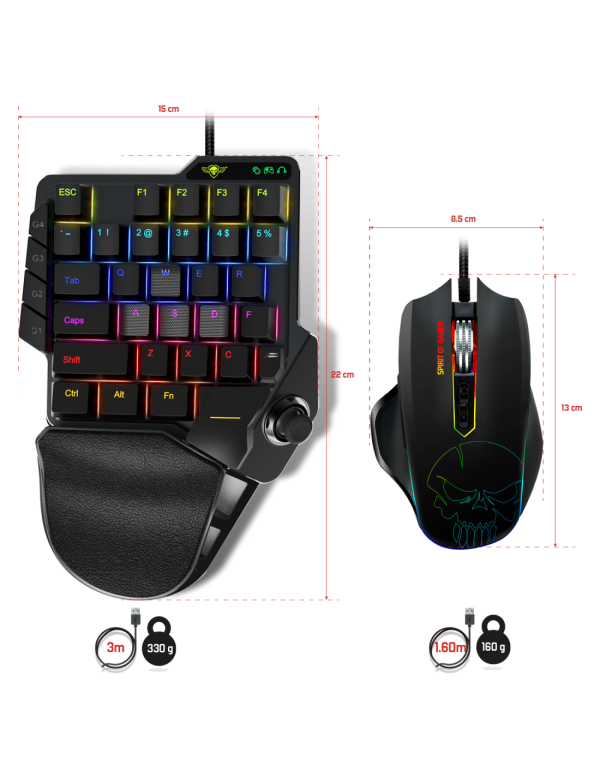Clavier Souris Spirit Of Gamer XPERT GAMEBOARD G900 – Image 4