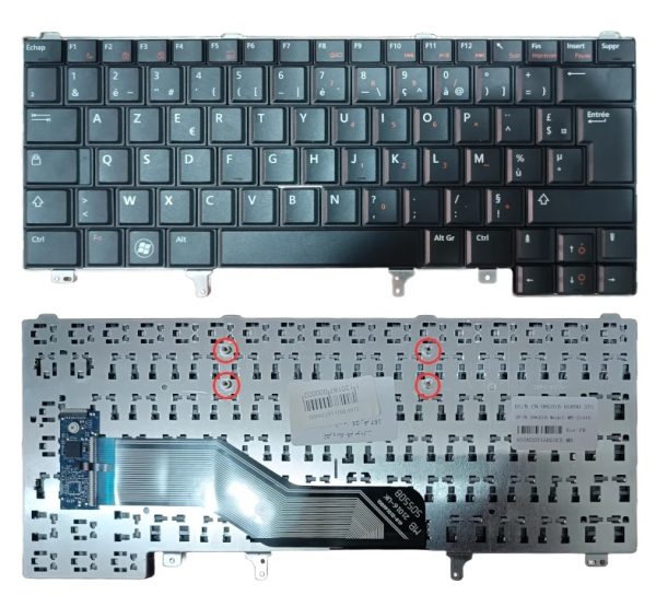 Clavier dell latitude E6420  E5420 E6220 E6320 E6430 AZERTY